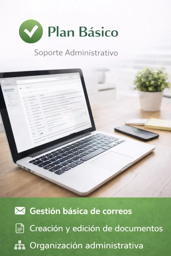 Plan Básico – Soporte Administrativo