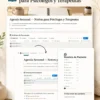 Agenda Semanal Notion para Psicólogos y Terapeutas | Gestión de Sesiones y Pagos